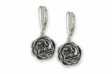 Carnation Earrings Jewelry Sterling Silver Handmade Flower Earrings CN1-E Carnation