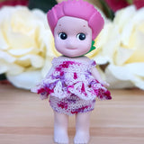 [Authentic] Sonny Angel __ Carnation Flower 2011 ¥ Crochet Mini Dress & Shorts Carnation