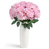 Realistic Peonies Artificial Flowers, 7-Heads Silk Flowers on Flexible Stems ... Peony