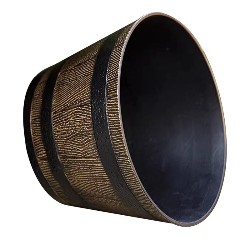 Garden Whiskey Barrel Succulent Flowerpot Outdoor Decor Pots Indoor Plants Garden Plants
