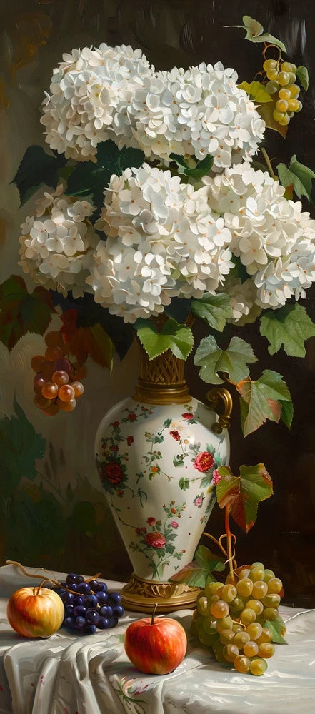 Still Life Hydrangea Vase Picture Canvas Home Decor Wall Art Prints Painting 94 Hydrangea