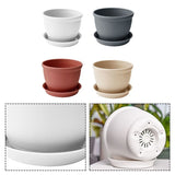 Garden Flowerpot Made of Plastic Perfect for Home Decor and Planting Needs Garden Plants