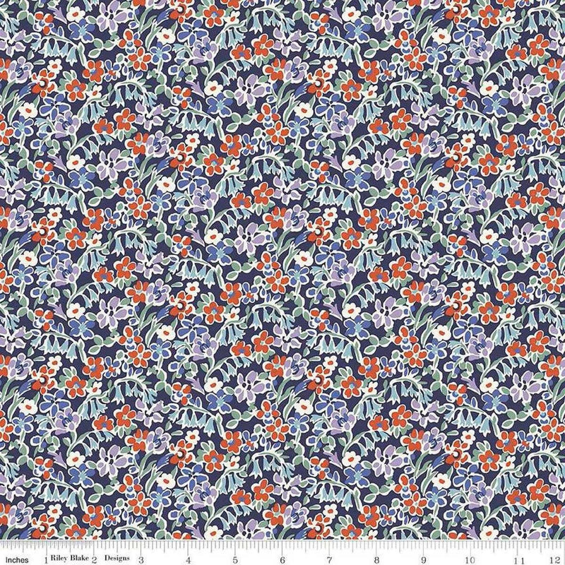 Liberty London Bouquet Regent Meadow A - Liberty of London for Riley Blake - Fab Bouquet