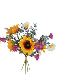 Wildflower Farmhouse Faux Bouquet Sunflower Daisy Country Wedding Centerpiece De Sunflower