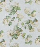 ANNA FRENCH CURTAIN FABRIC DESIGN Sussex Hydrangea 3.2 METRES SOFT BLUE LINEN BD Hydrangea