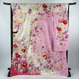length 172.5cm sleeve length 68cm L sleeve peony flower embroidery foil cream pu Peony