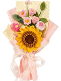 Graduation Gifts Crochet Flowers Bouquet, Handmad Graduations Sunflower Bouqu... Sunflower