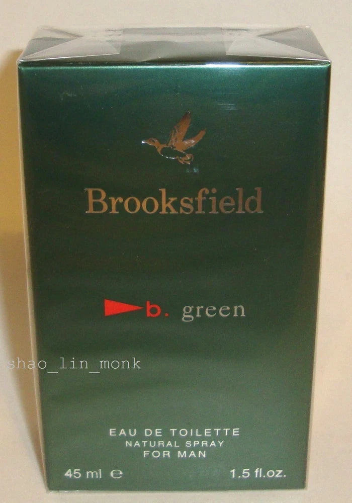 Brooksfield B. Green Man Men Eau de Toilette 45ml / 1.5 oz Edt Spray Cologne nib EDT