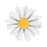 1 Pcs Daisy Pin Flower Women Brooch Lapel Pins Sunflower Suit Lapel Pin White Sunflower