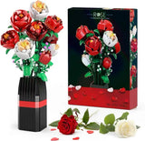 Lego Flowers Bouquet Building Set, Creative Artificial Rose  Botanical Bouquet
