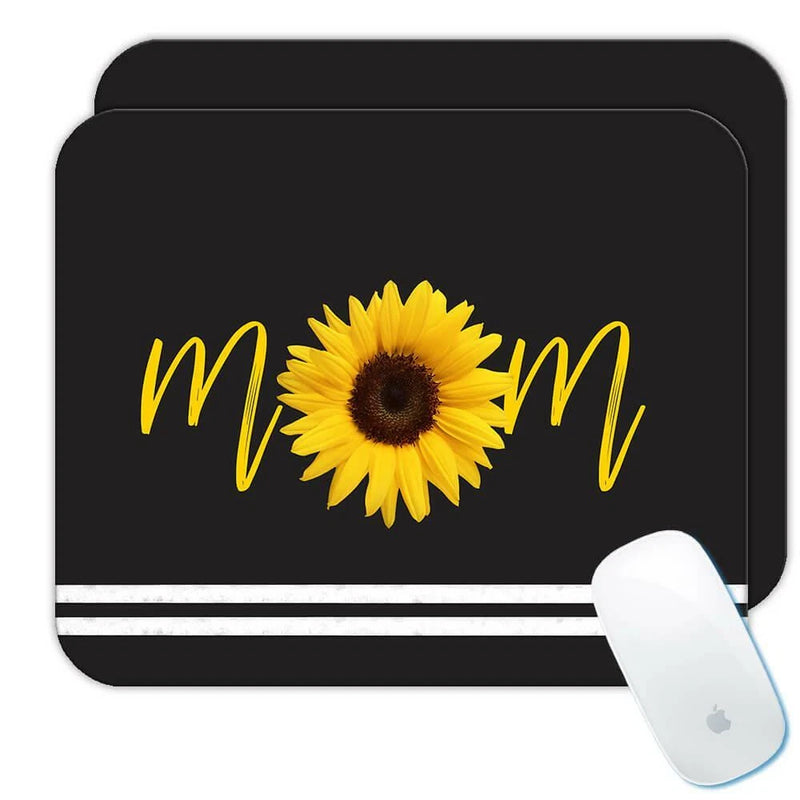 Gift Mousepad : Sunflower Mom Flower Floral Yellow Decor For Her Feminine Woman Sunflower