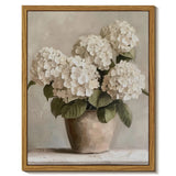 Hydrangea Flower Painting lbs Retro Home Decor lbs 8x10 lbs Brown Hydrangea