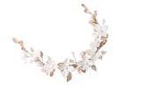 Hydrangea Clay Flower Hair Vine for Bride and Bridesmaids Accessories Hydrangea