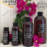 Highly scented REED DIFFUSER OIL REFILL + 10 FREE STICKS 50ml 100ml 250ml 500ml Bouquet