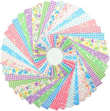 80 Pcs Jelly Roll Fabric Strips for Quilting,2.6 Inch Precut Cotton Fabric Bundl Flowering Plants