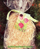Handmade Primitive Excelsior Natural Easter Decor Easter Basket Filler Bird Nest Dried Flower