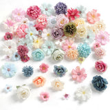Faux Flower Heads Mini Charming Color Artificial Flower Heads Fake Peony Dais... Peony