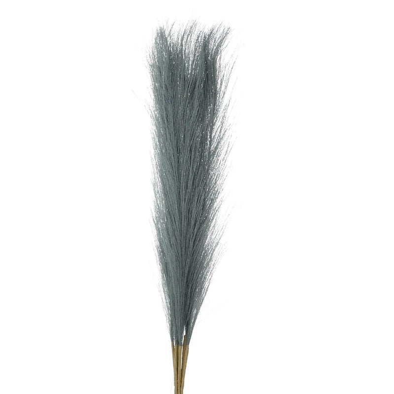 12Pcs Faux Pampas Grass,21" Fake Pampas for Wedding Decoration,Dark Gray Pampas Grass