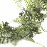 6 Foot long Artificial Vinyl Indoor/Outdoor Fern Garland Green Plant