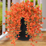 Artificial Fake Hanging Flowers Plants for Outdoor outside Spring Summer Decorat Hydrangea