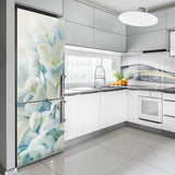 3D  Refrigerator Wall Kitchen Removable Sticker Magnet Flowers Hydrangea flower Hydrangea