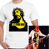 Kill Your Idols T-Shirt As Worn By Axl Rose Mens Roses