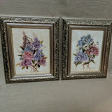 Pair of Framed Prints by Carol Robinson - Lilacs & Hydrangea Hydrangea