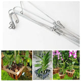Hanger orchid wire plants hanging ornamental garden tree flower (4 legsx20pcs.) Garden Plants