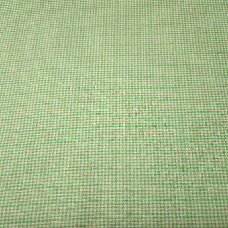 Ambrosia BTY Natalie Miles P&B Textiles Tiny Tonal Green Check Plaid Flowering Plants