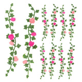 10 PCS Miniature Plants for Dollhouse Fairy Garden Vines Artificial Green Plant