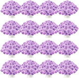 150 Pcs Purple Artificial Hydrangea Flowers for Wedding & Home Decor Hydrangea