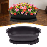 Training Pot with Humidity Tray Desk Plant Container for Garden Lawn Patio Garden Plants