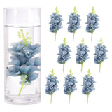 10 Pcs Floating Flowers for Centerpieces Artificial Hydrangea, Navy Blue Hydrangea