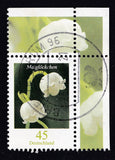 GERMANY 2010 Corner Stamp Michel 2794 Scott 2406 Flowers: Lily of the Valley (Co Lily