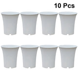 10PCS Succulents Flower Planter Plastic Pots Round for Home Office or Garden Garden Plants
