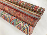 Heavy Tapestry  Fabric Multicoloured Curtain Upholstery Material Flowering Plants