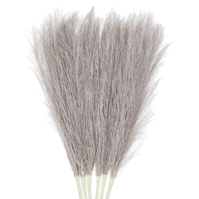 3Pcs Pampas Grass 17.7" Fake Pampas Grass for Wedding Decoration Champagne Pampas Grass