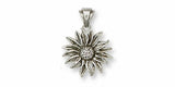 Sunflower Pendant Jewelry Sterling Silver Handmade Flower Pendant FL7-P Sunflower