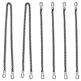 6 Pcs Metal Hanging Chains with Hooks for Garden Plants and Signs Garden Plants
