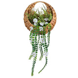 22inch Artificial Handing Plants for Wall Art Decor,Greenery Wall Decorations... Green Plant