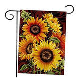 Home Decorative Sunflowers Garden Flag, Summer Fall House Yard Outdoor Sunflower