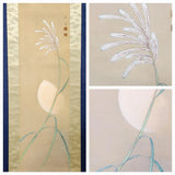 Moonlight pampas grass illustrationYokouchi Matsurai 2680 Moon-viewing pampas Pampas Grass