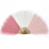 60 Pcs Pampas Grass, 17.7" Pink Pampas Grass Decor, Faux Pampas Grass Home De... Pampas Grass