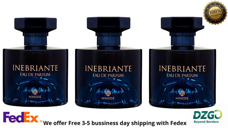 3x Brazilian Inebriante Eau de Parfum For Men Perfume 100ml - Hinode Original EDP