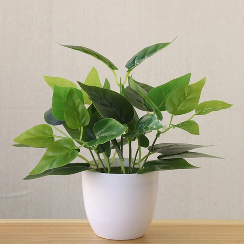 Artificial Plants Bonsai Flower Simulation Pot Plants Small Green Tree Green Plant