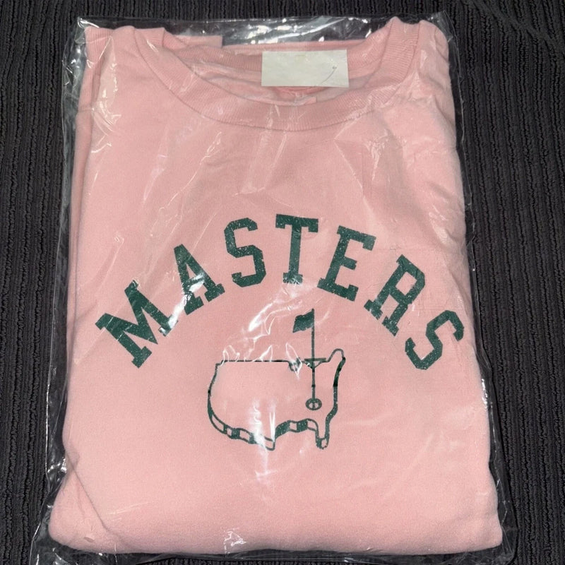Masters Golf Crew Pink Reprinted T Shirt All Size S-5XL Roses