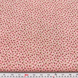 Select Basics by Robyn Pandolph for SSI Floral on Pink Cotton by the HALF YARD Flowering Plants