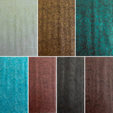 Embossed Trail Floral Faux Leather vinyl fabric 54" Wide Flowering Plants