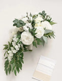Ling's Moment White Bridal Bouquet Cascading Ivory Wedding Bouquets NEW Bouquet