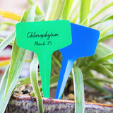 Green T-Shaped Plant Labels |Garden Row Marker Seed Stake Food Tag Reusable 2025 Garden Plants